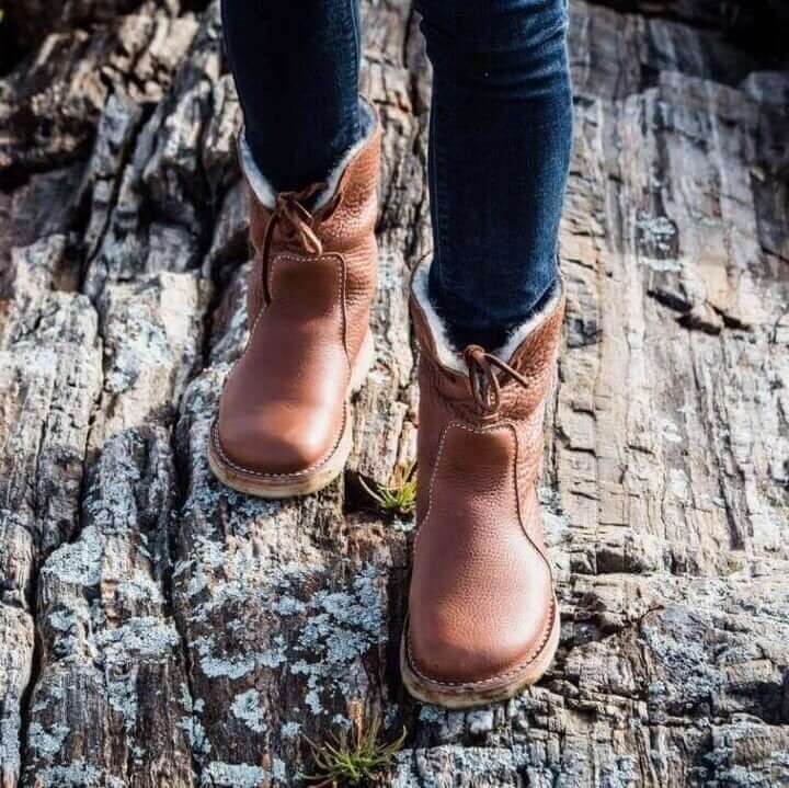 Angie | Bottes En Cuir Polaire Doublées De Laine