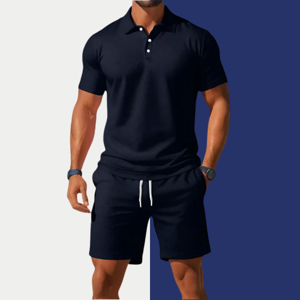 Sierra | Ensemble Polo Et Short Pour Homme En Tissu Léger