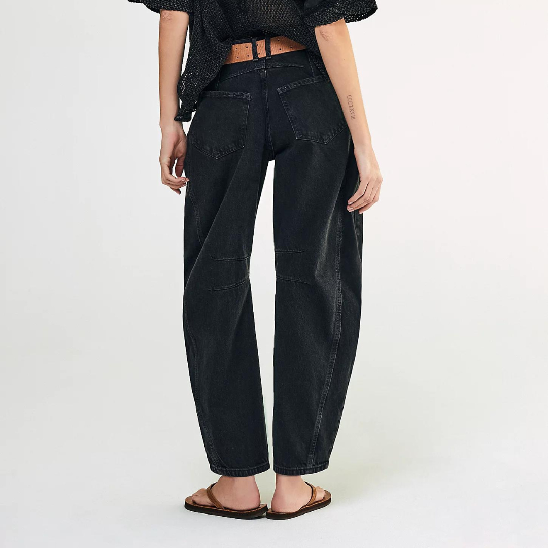 Sylvia | Jean Large Taille Haute