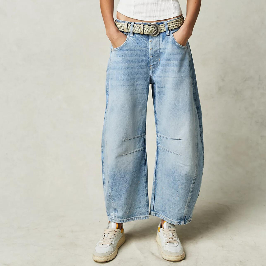Sylvia | Jean Large Taille Haute