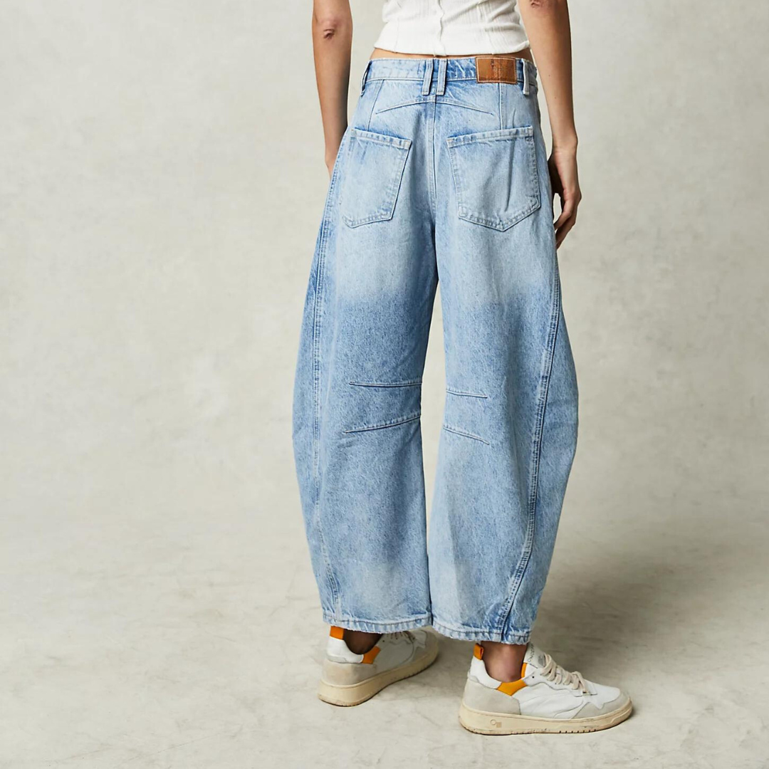 Sylvia | Jean Large Taille Haute
