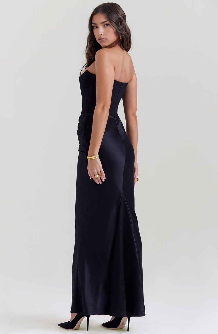 Vienn | Robe Longue Bustier Pour Élégance Sans Effort