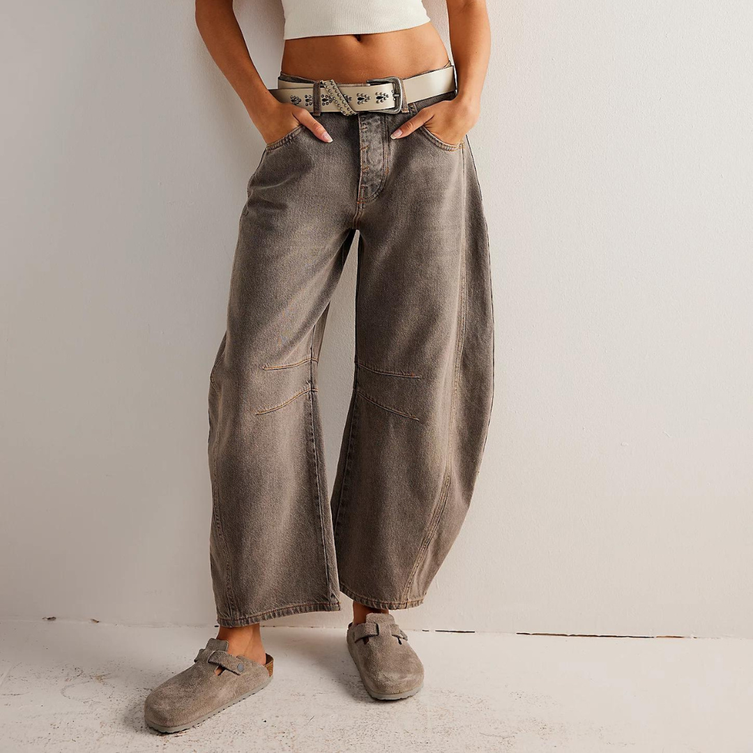 Sylvia | Jean Large Taille Haute