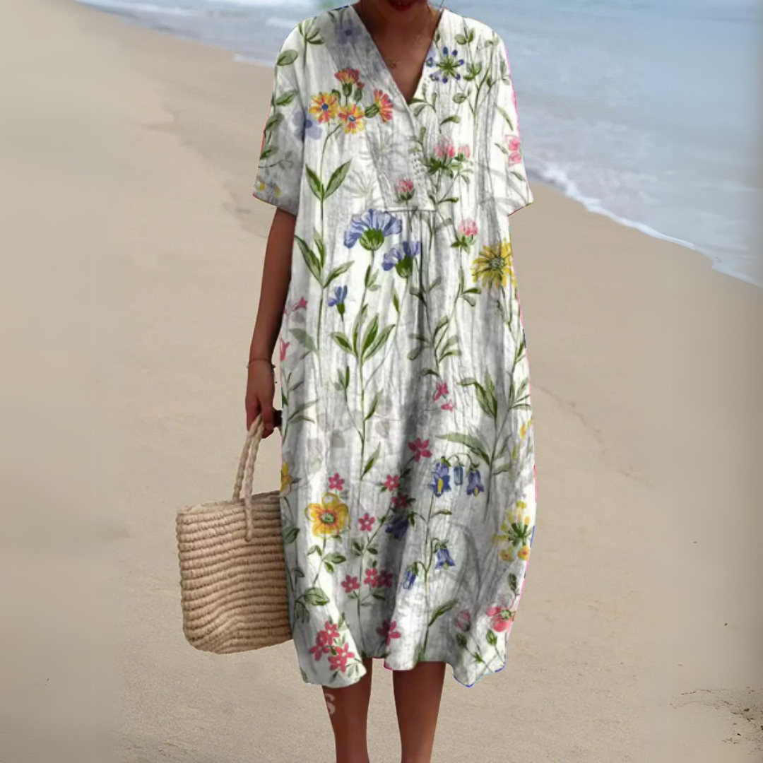 Cecilia | Robe D'Été À Imprimé Floral