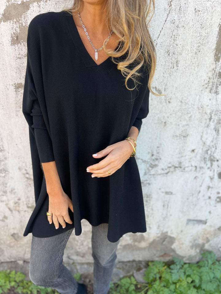 Céline | Pull Oversize Doux à Col V