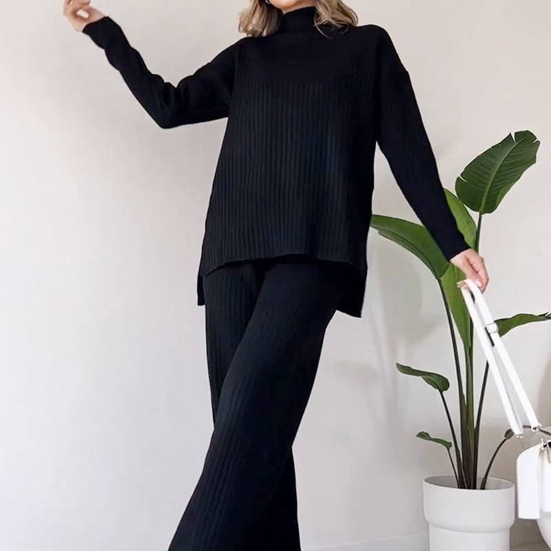 Eloane Ensemble Tricoté Décontracté Femme