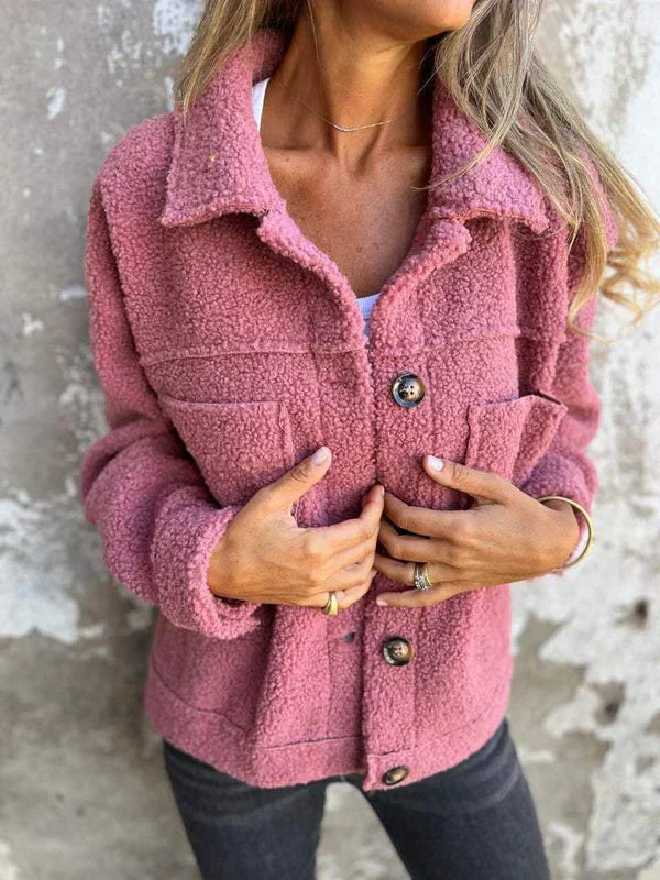 Diona | Manteau court chaud et élégant