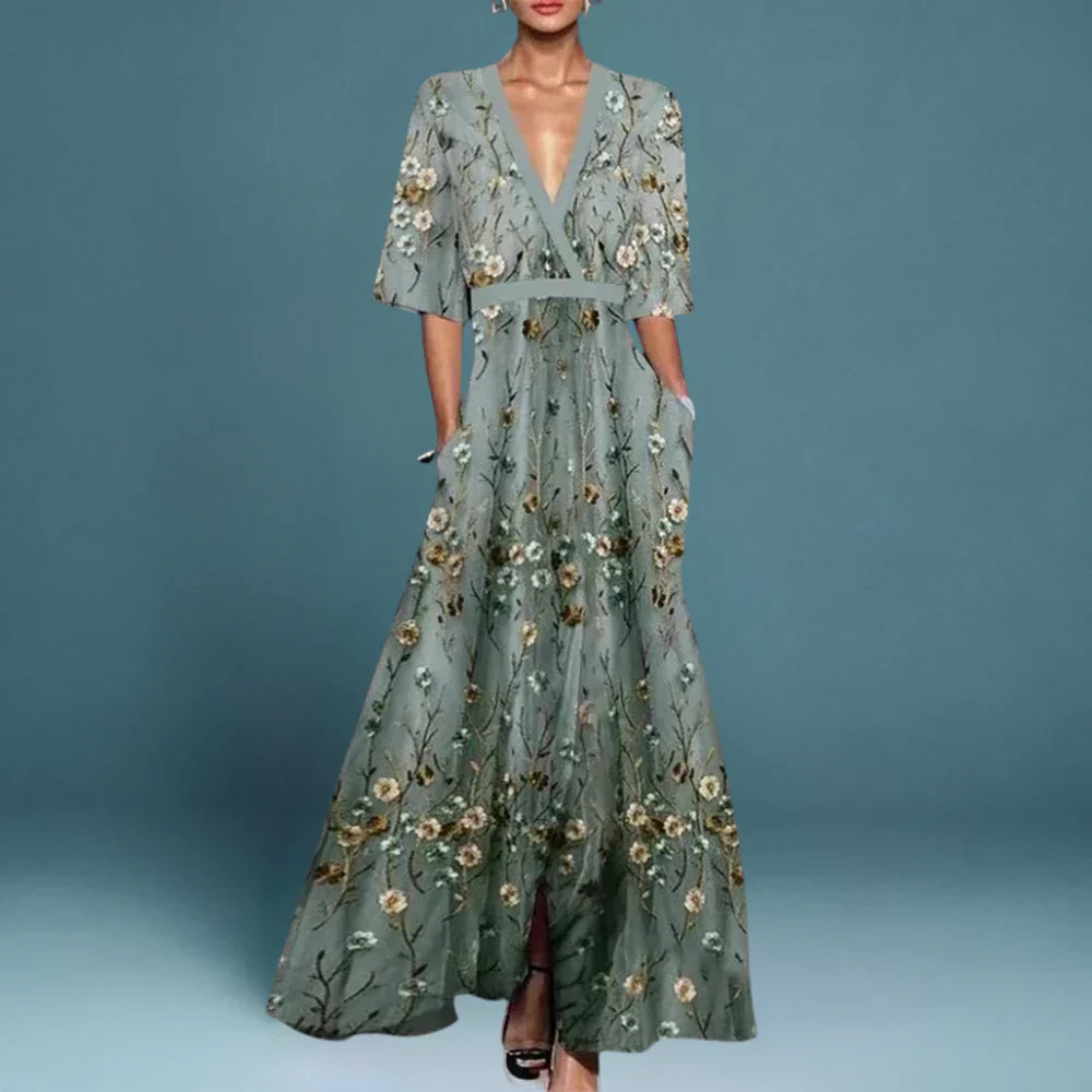 Aurélie | Robe Florale Élégante