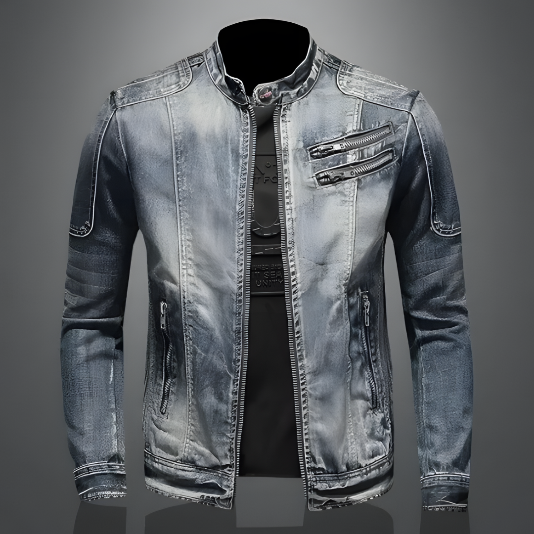 Ricky | Veste Biker En Denim