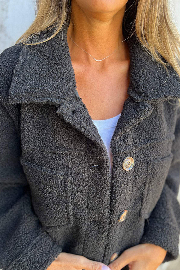 Marife | Veste Chaude Mi-Saison Avec Boutons Élégants