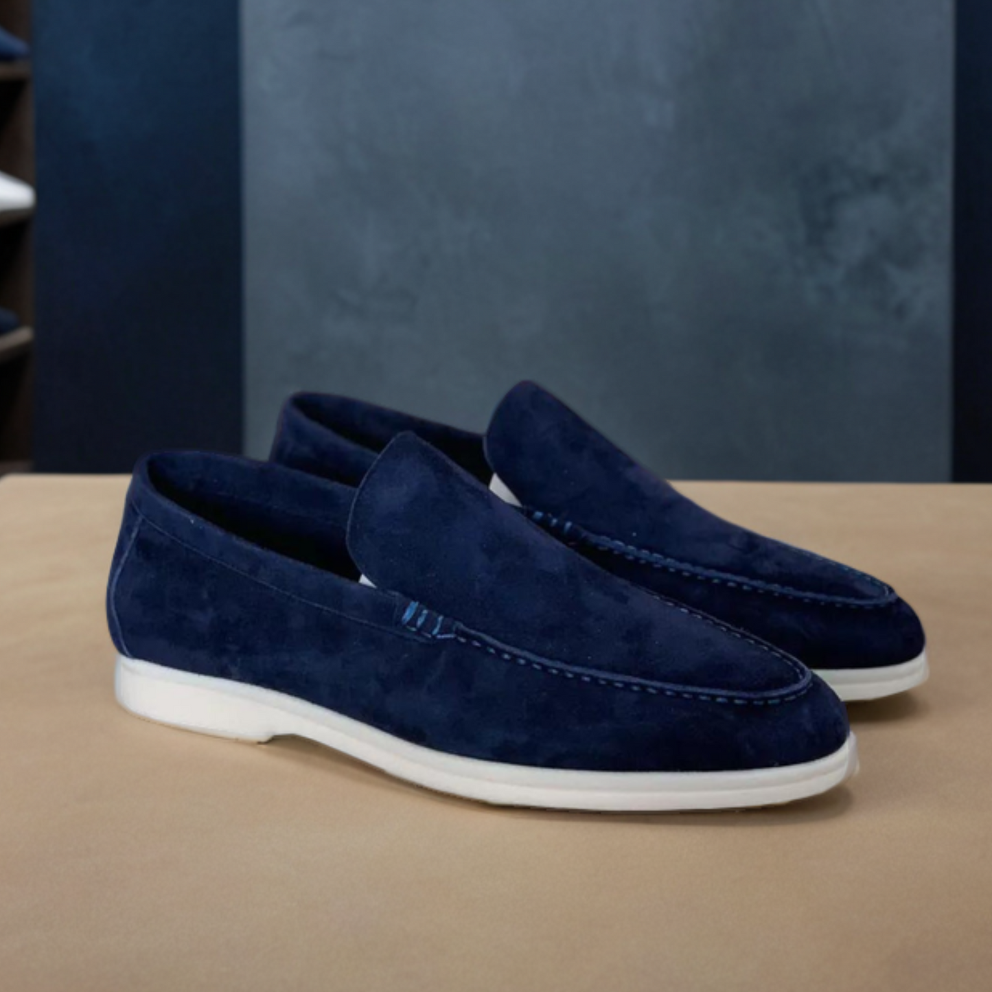 Léon | Mocassins Élégants en Daim