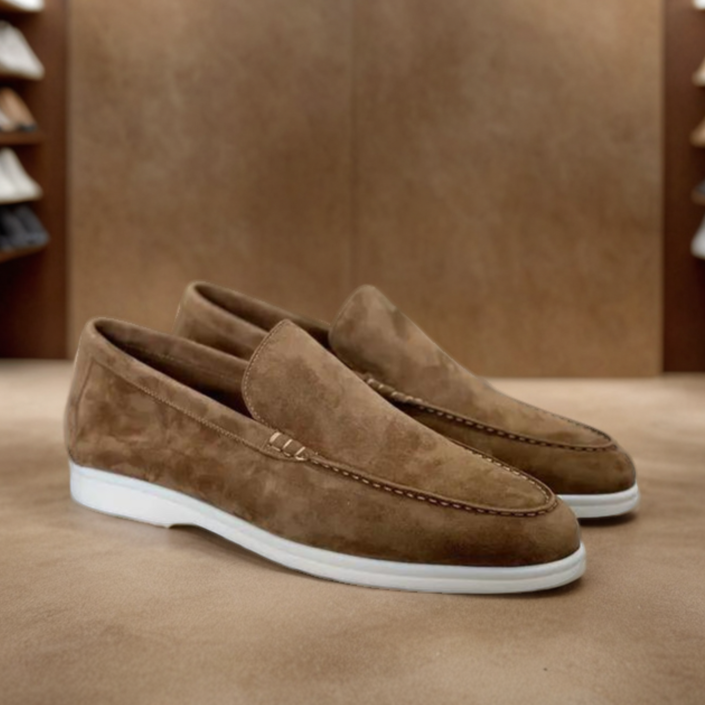 Léon | Mocassins Élégants en Daim