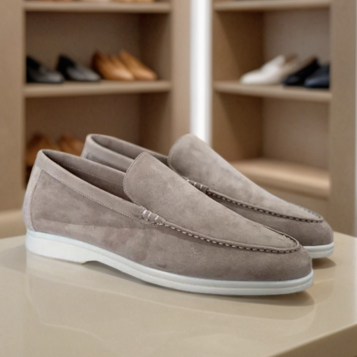 Léon | Mocassins Élégants en Daim