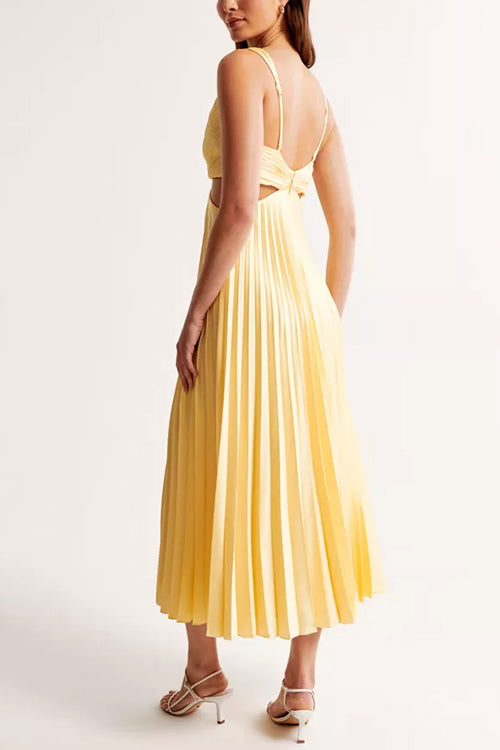 Océane | Robe Maxi Plissée Élégante