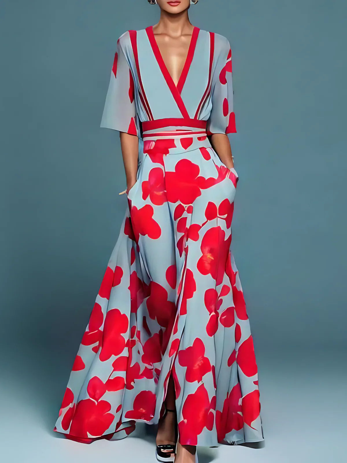 Lenoir - Robe Florale Élégante - Ressentez-vous en Confiance