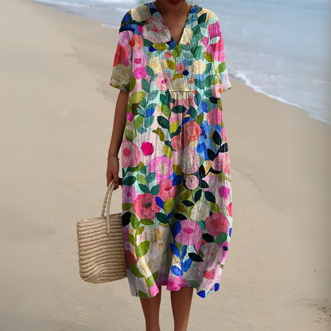 Cecilia | Robe D'Été À Imprimé Floral
