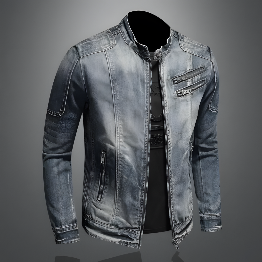 Ricky | Veste Biker En Denim
