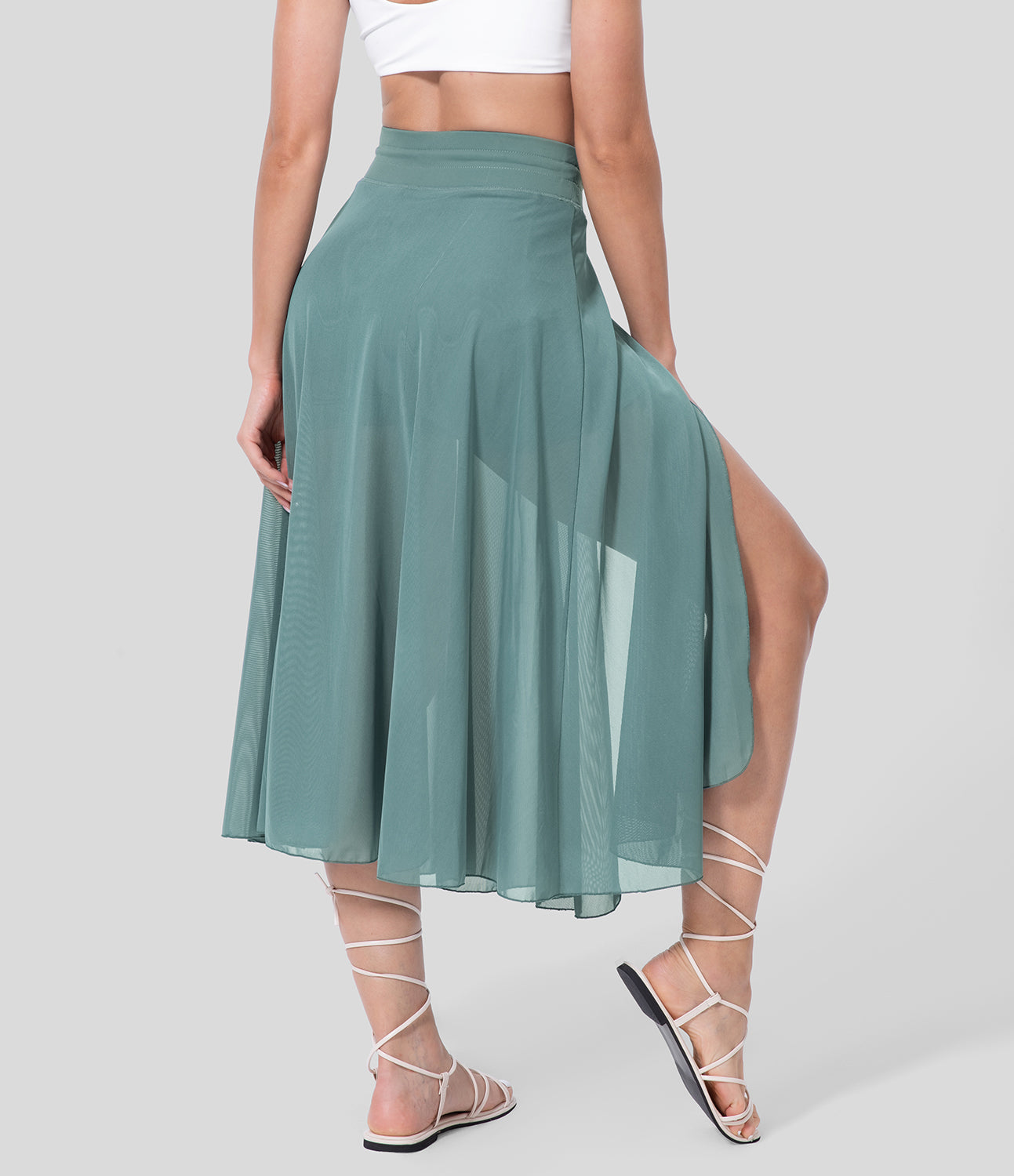 Emma | Jupe Midi Taille Haute Flatteuse
