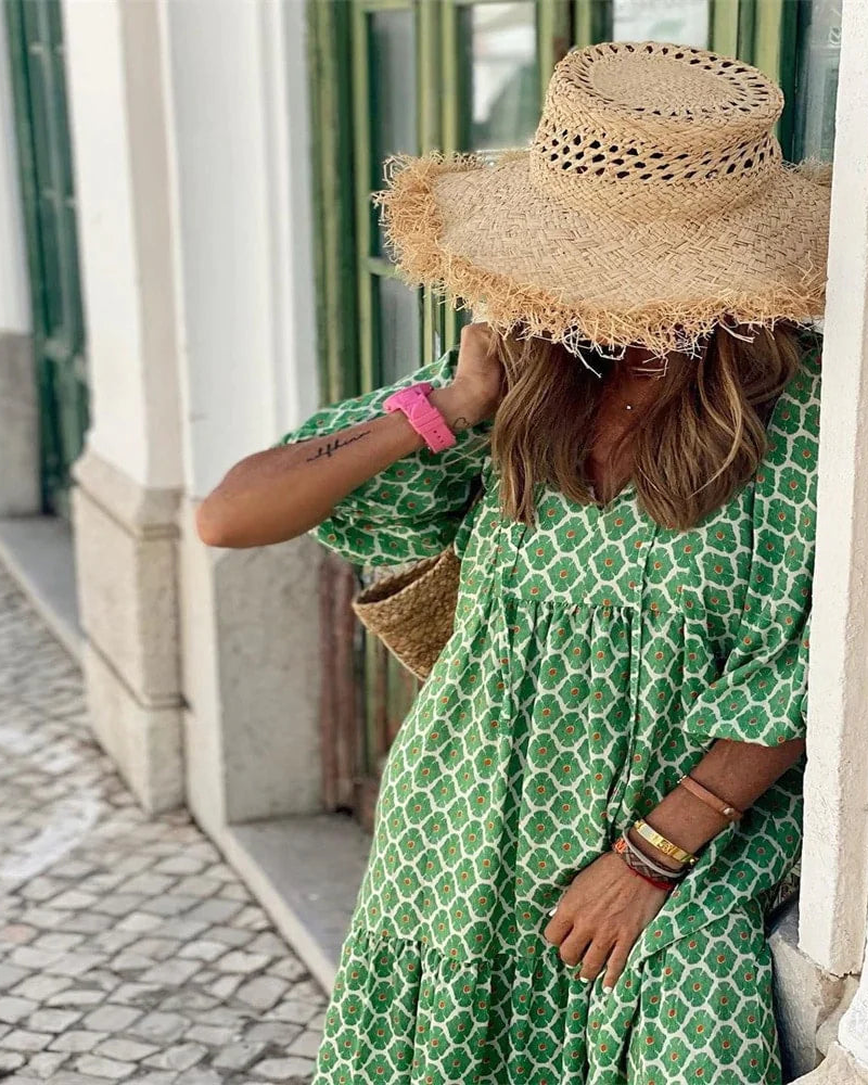 Robe Longue Confortable | Élégante Et Tendance