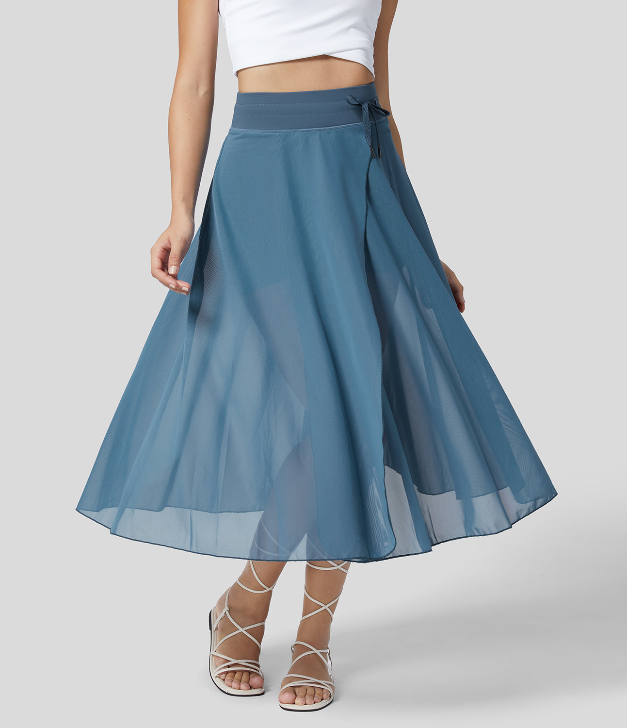 Emma | Jupe Midi Taille Haute Flatteuse