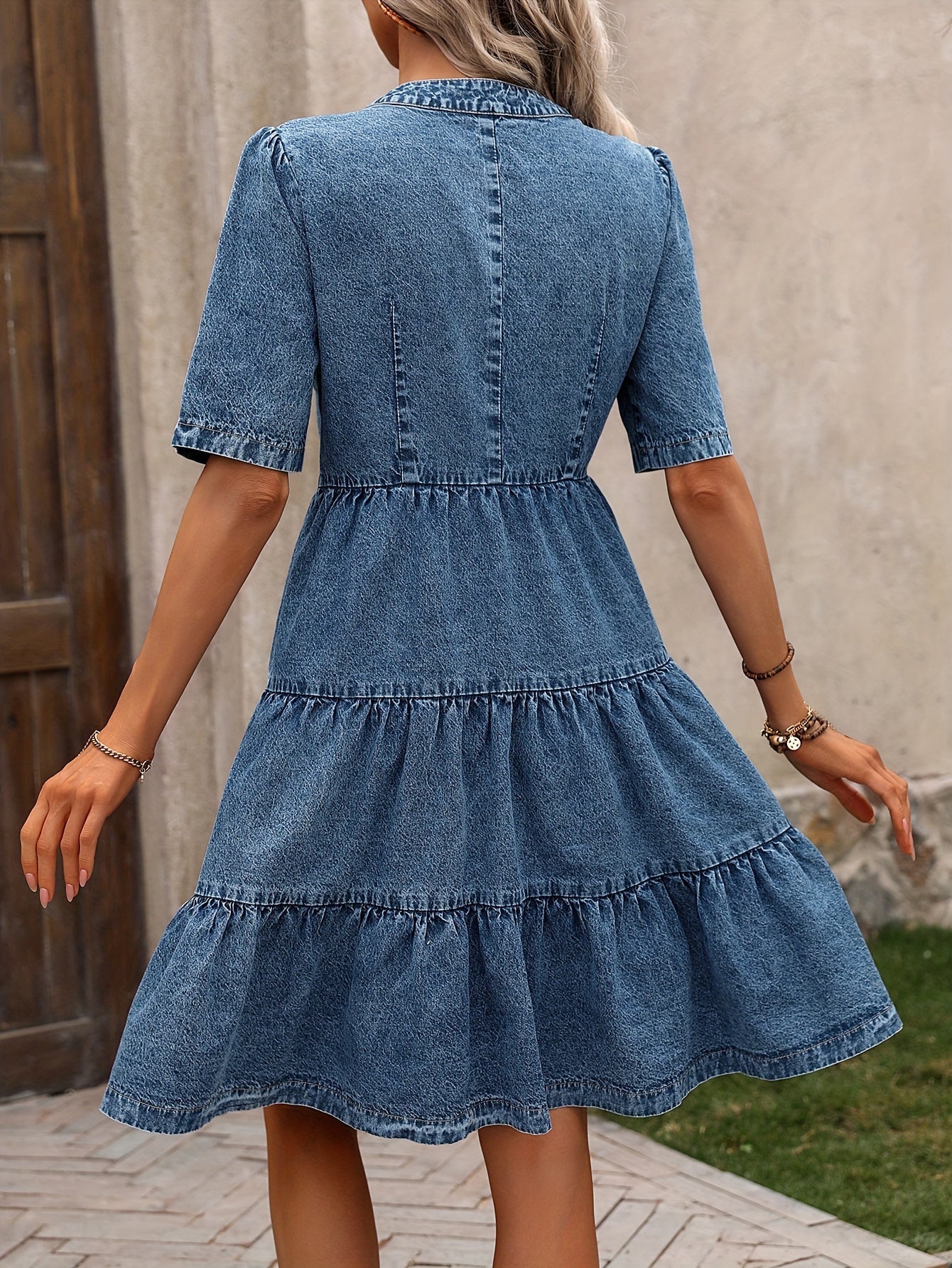 Elyna | Robe En Denim Légère Et Féminine