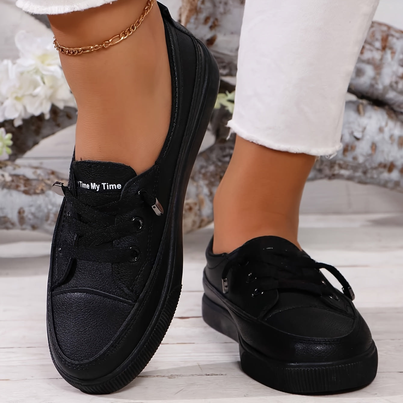 Dana | Chaussures Décontractées En Cuir Polyvalentes