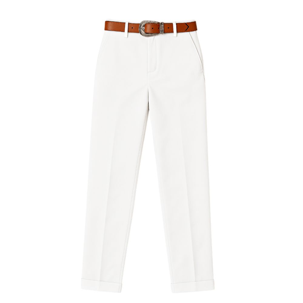 Jean | Pantalon Galbant Rayé En Coton Mélangé