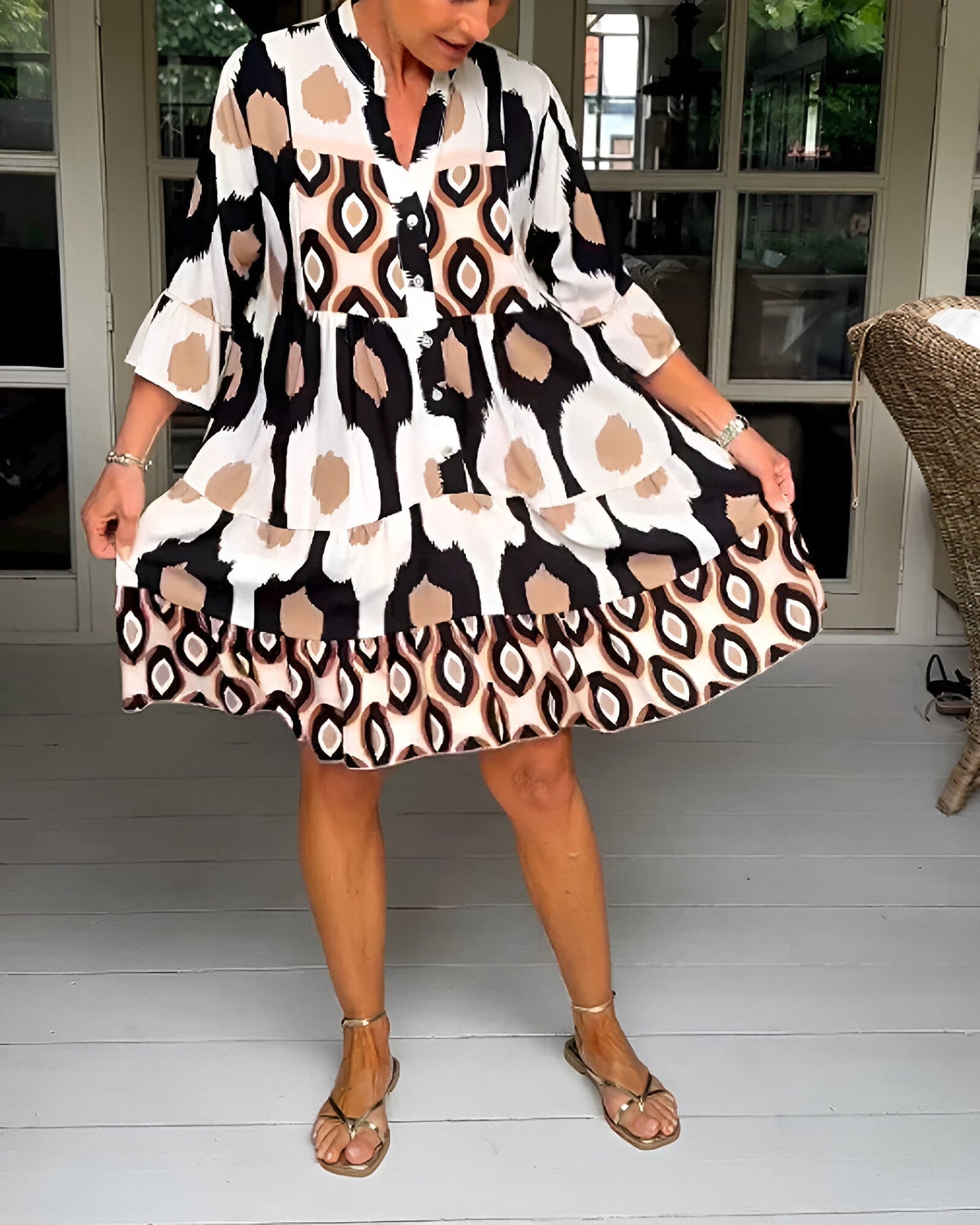 Lavira | Robe Midi Élégante Et Confortable Pour Tous Les Jours