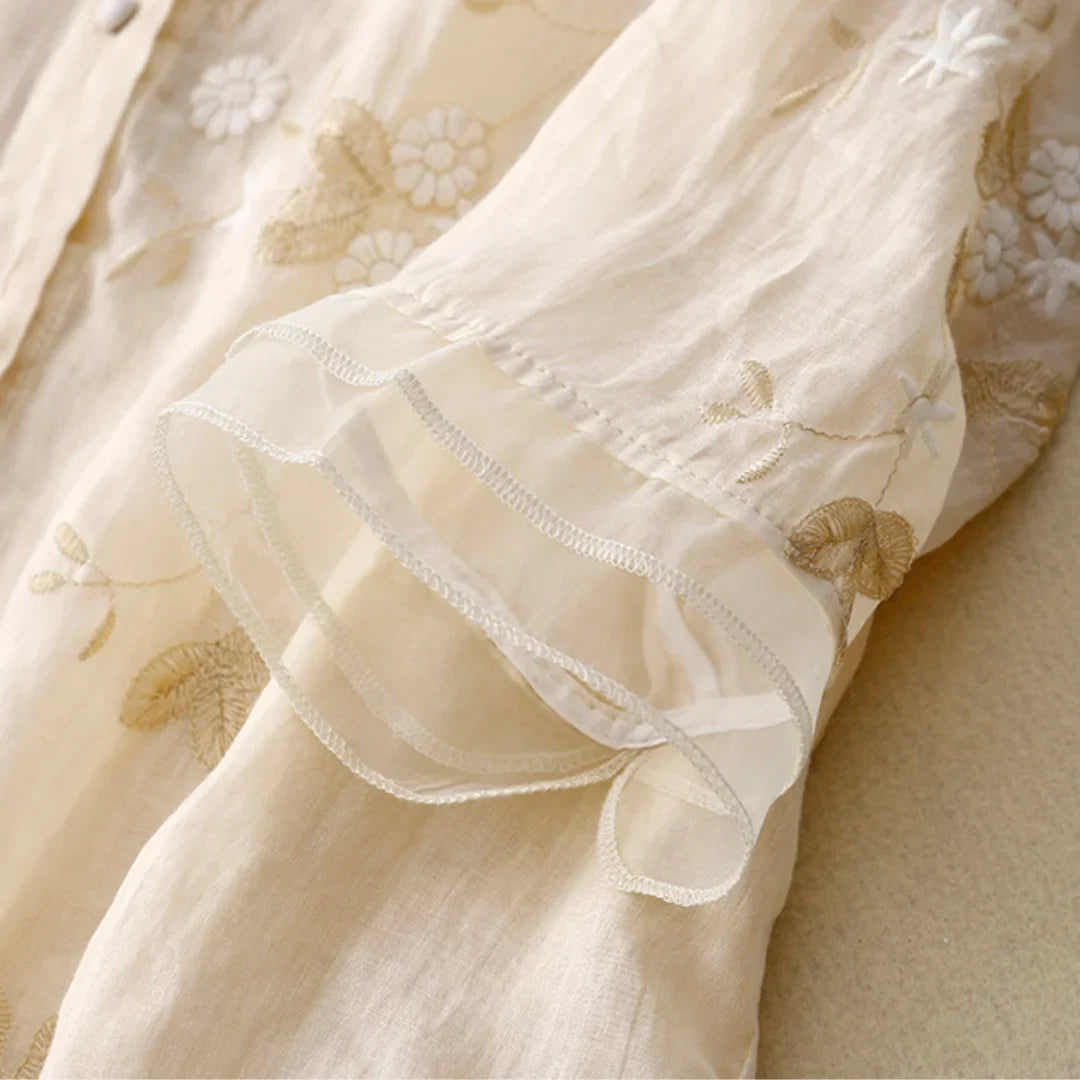 Isla | Blouse Brodée Légère