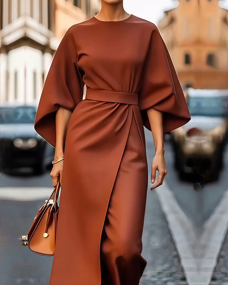 Luna | Robe Elégante A Ceinture Intégrée