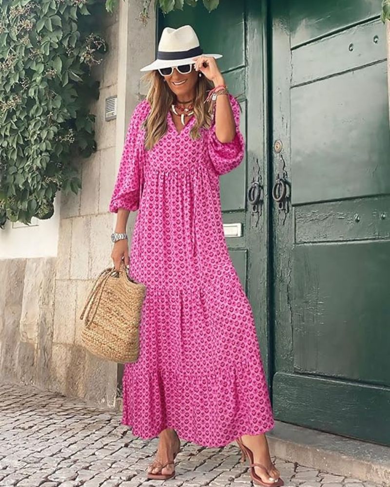 Robe Longue Confortable | Élégante Et Tendance