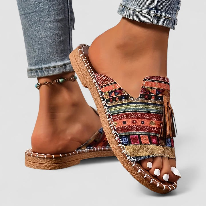 Leena | Sandales Orthopédiques Plates Et Confortables