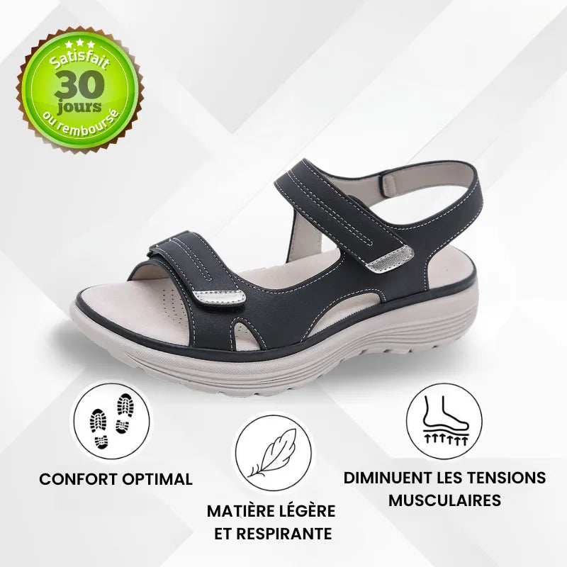 Sandales confort orthopédique femme