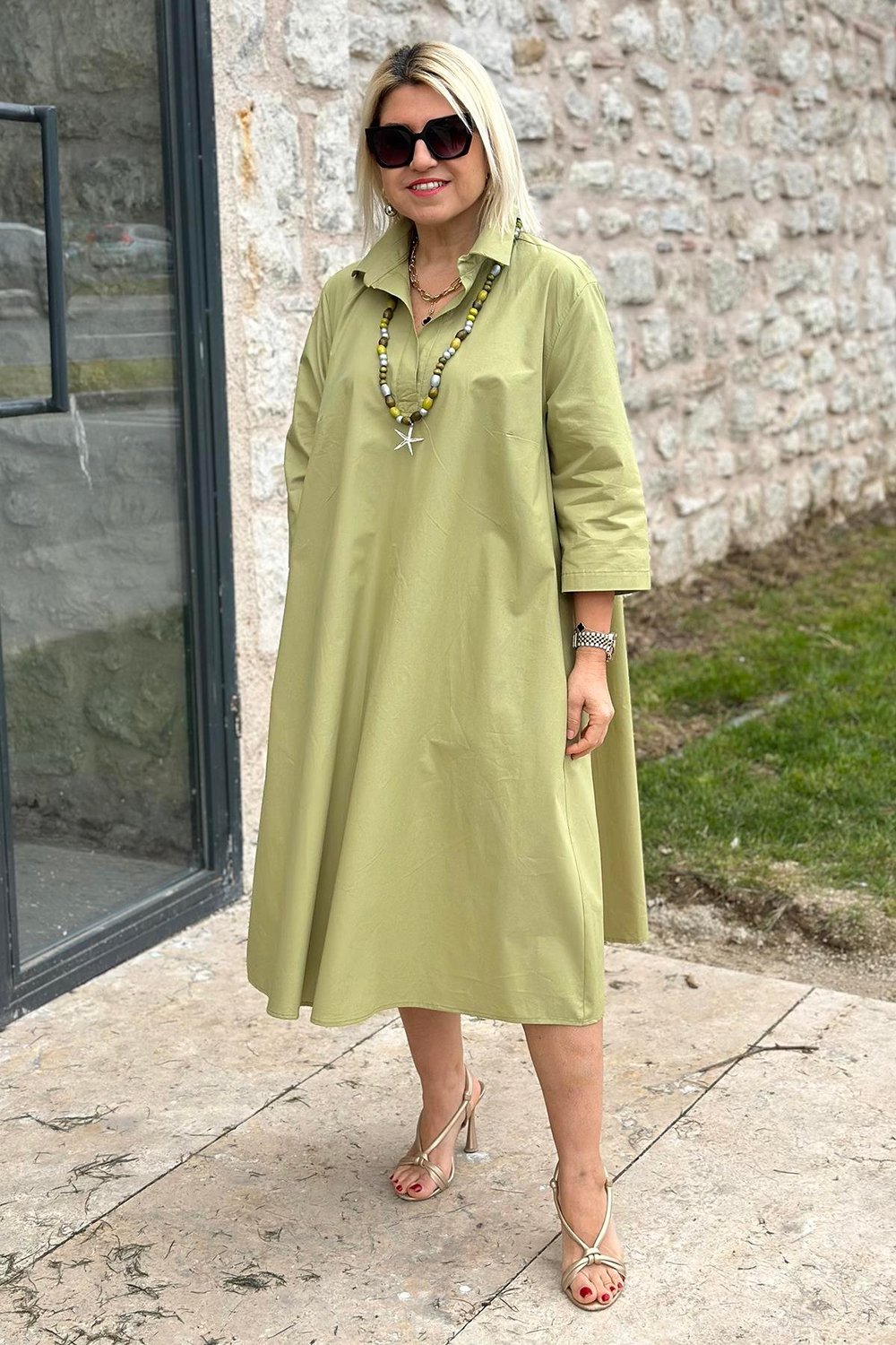 Élodie | Robe décontractée en coton