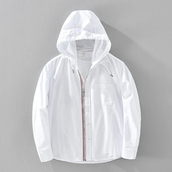 Noé | Chemise À Capuche En Lin-Coton