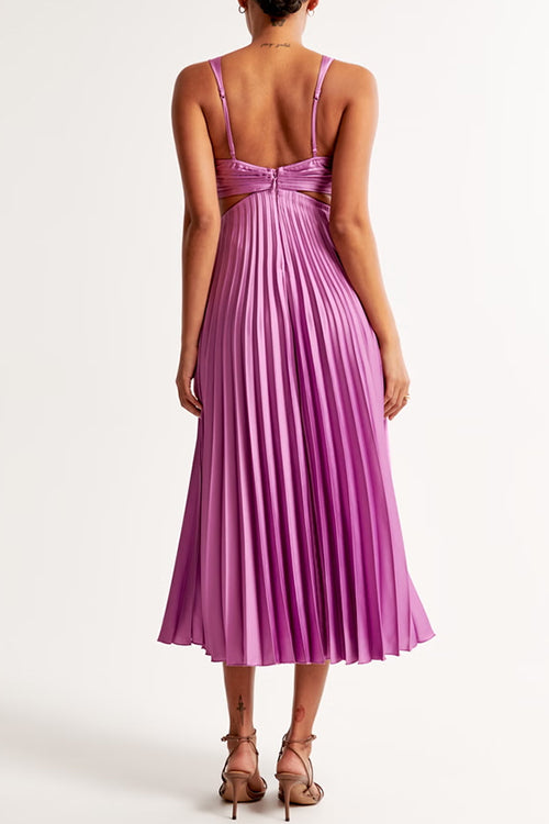Océane | Robe Maxi Plissée Élégante