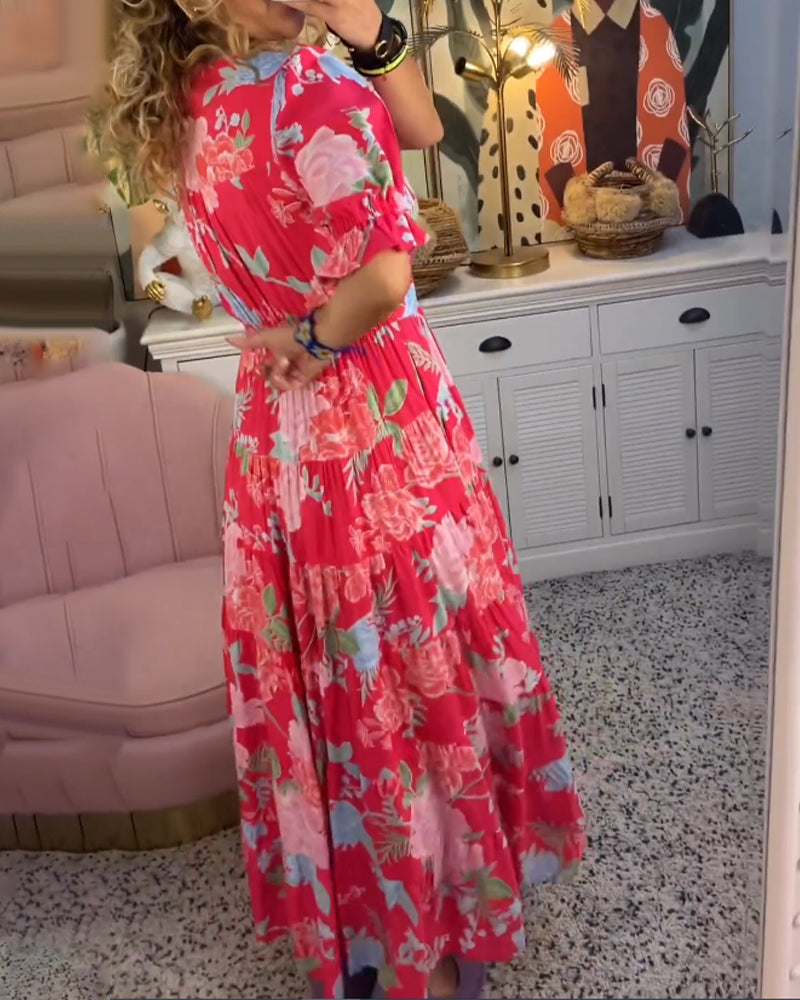Dane | Robe À Imprimé Floral Avec Poches