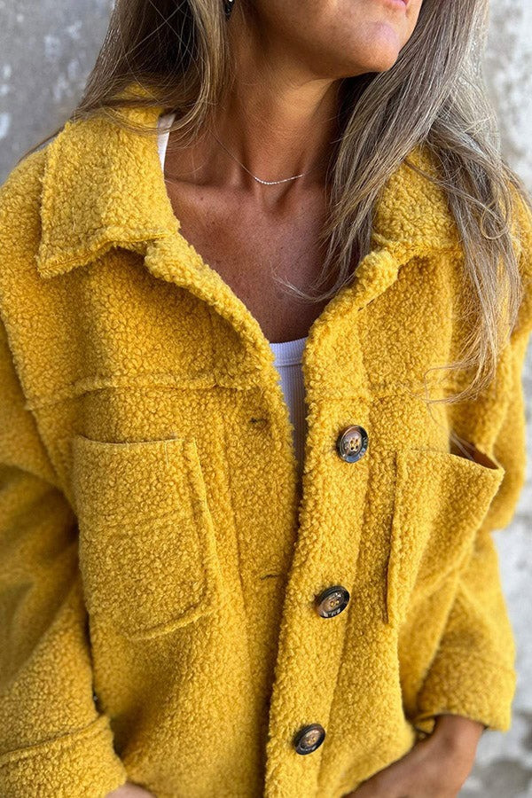 Marife | Veste Chaude Mi-Saison Avec Boutons Élégants