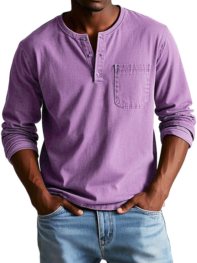 Eleazar | Chemise Vintage À Manches Longues