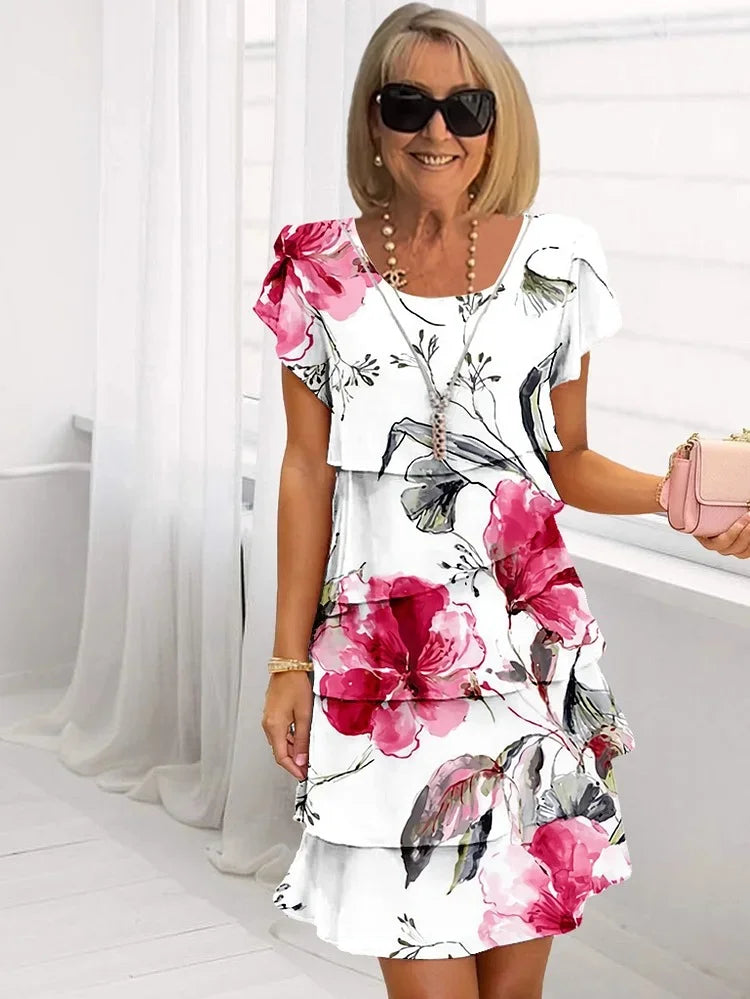 Émilie - Robe Maxi Florale Élégante