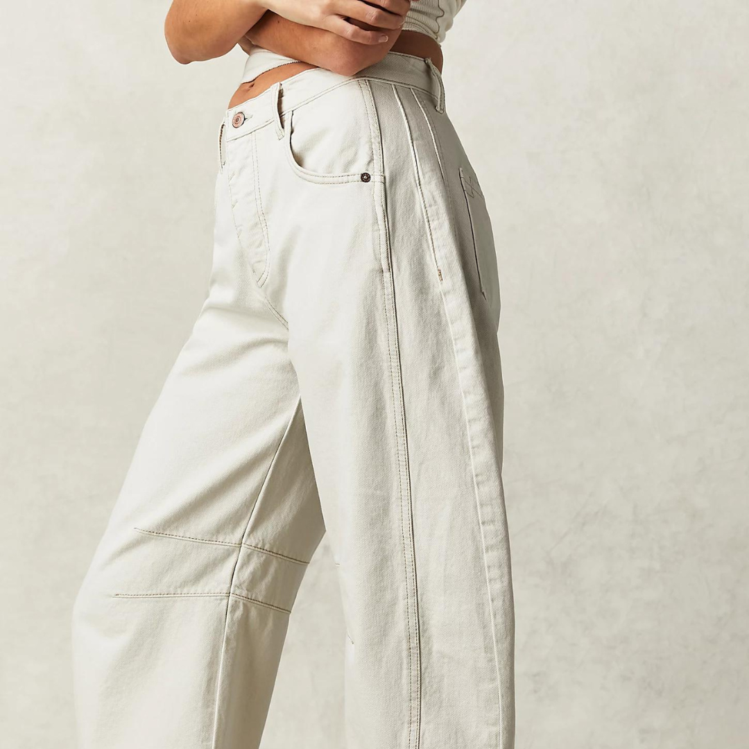 Sylvia | Jean Large Taille Haute