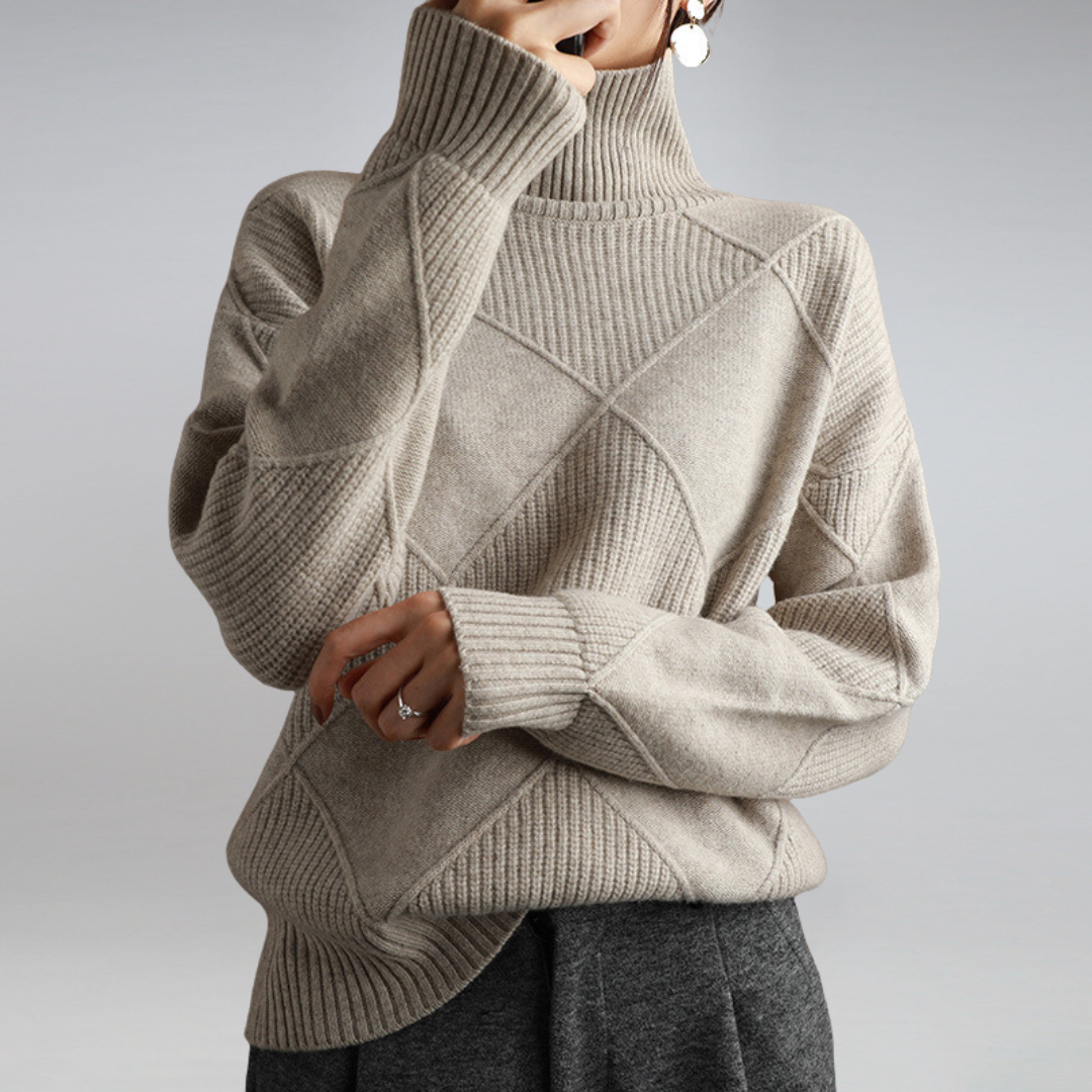 Pull col roulé Lemoinel | Cachemire doux
