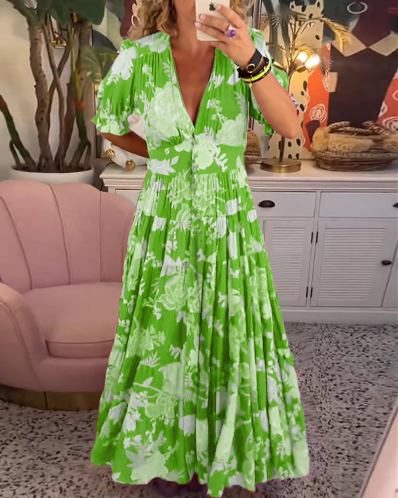 Dane | Robe À Imprimé Floral Avec Poches
