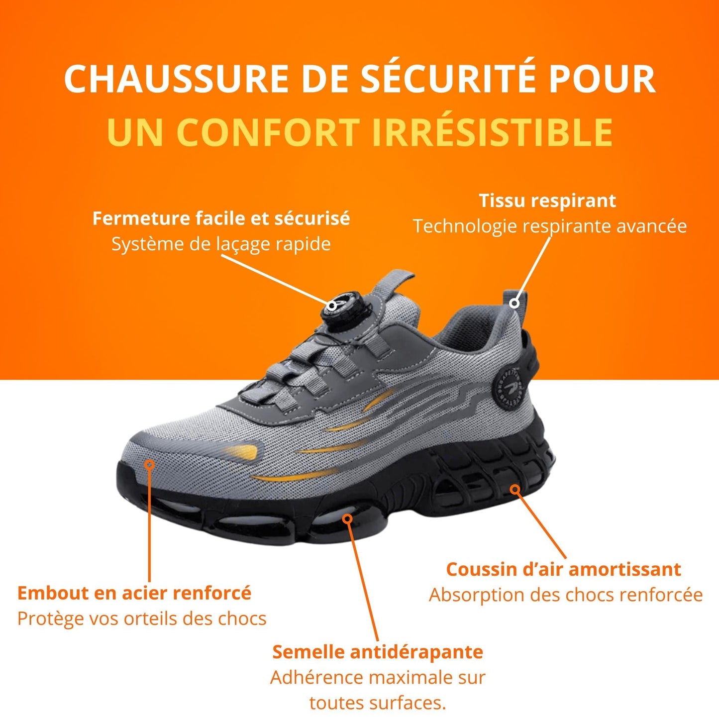 Chaussures ProSafe | Confort sécurisé