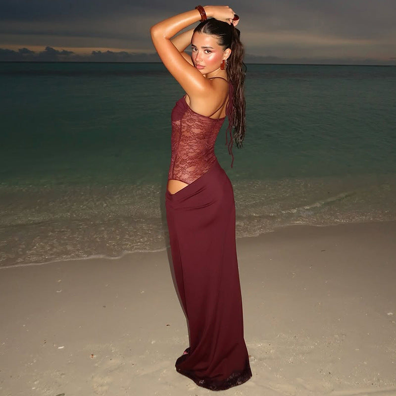 Faith | Robe Longue En Dentelle Pour Soirées Élégantes