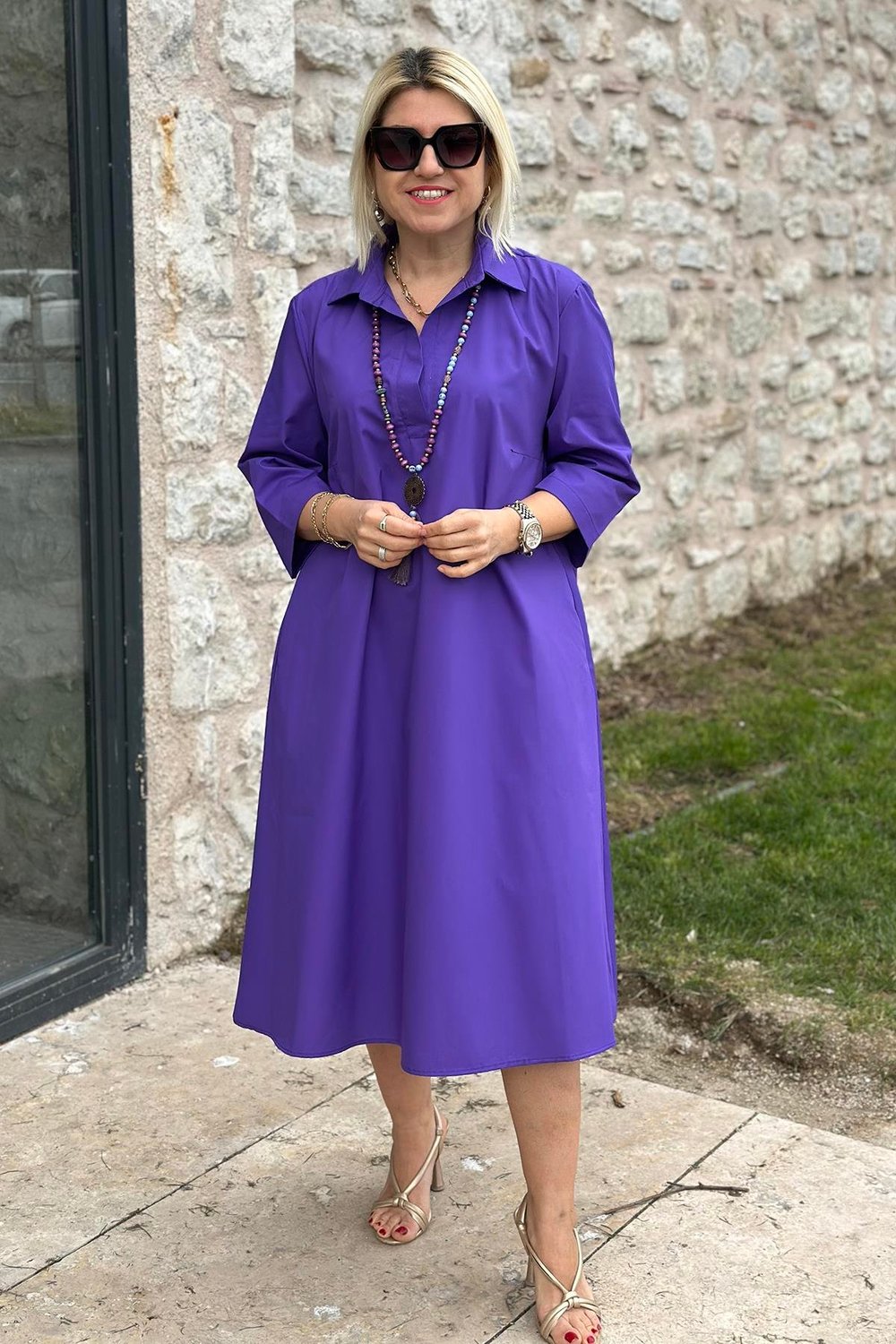 Élodie | Robe décontractée en coton