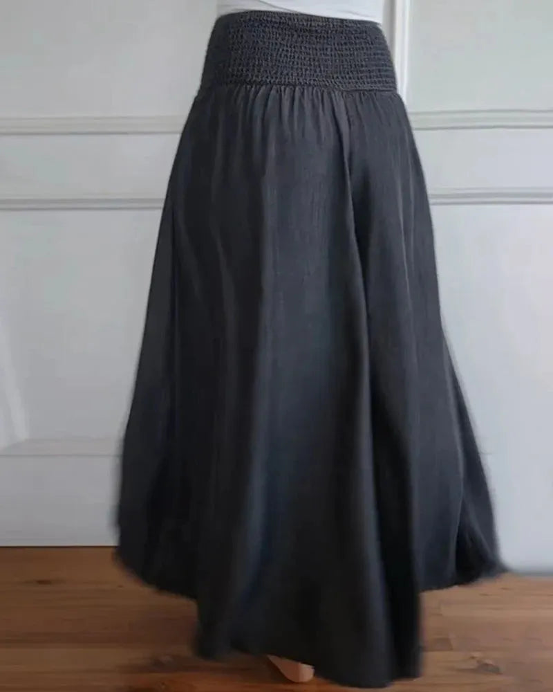 Louna | Pantalon Large Taille Haute