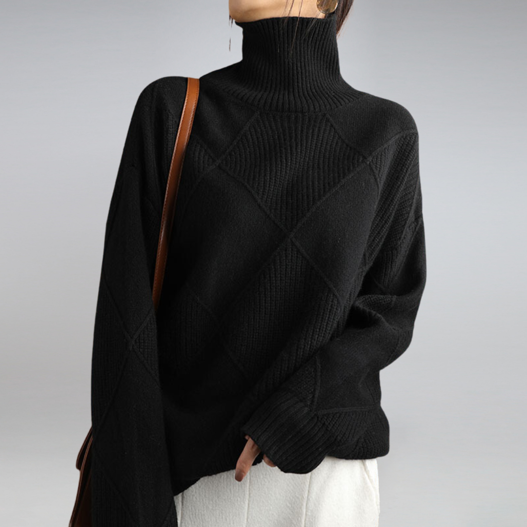 Pull col roulé Lemoinel | Cachemire doux