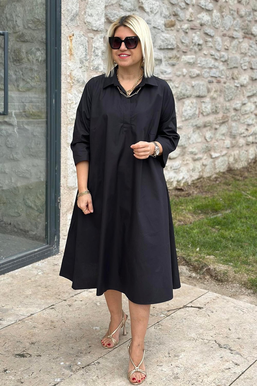Élodie | Robe décontractée en coton