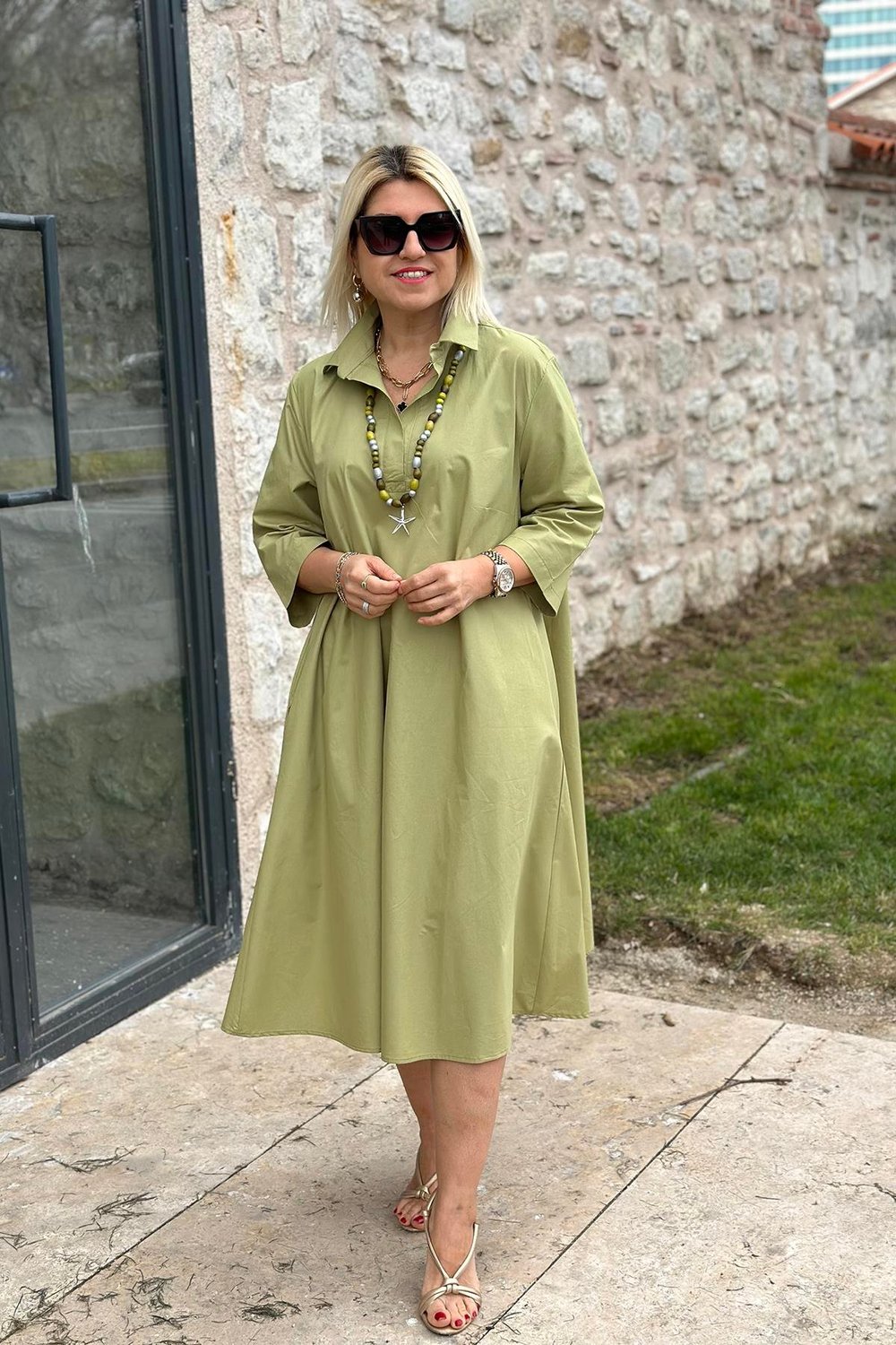 Élodie | Robe décontractée en coton
